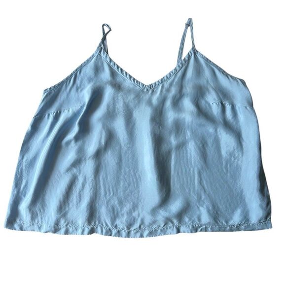 Athleta Calm Cool Sleeveless Spaghetti Strap V-Neck Cami Gray Women's Size 2X - Picture 2 of 10